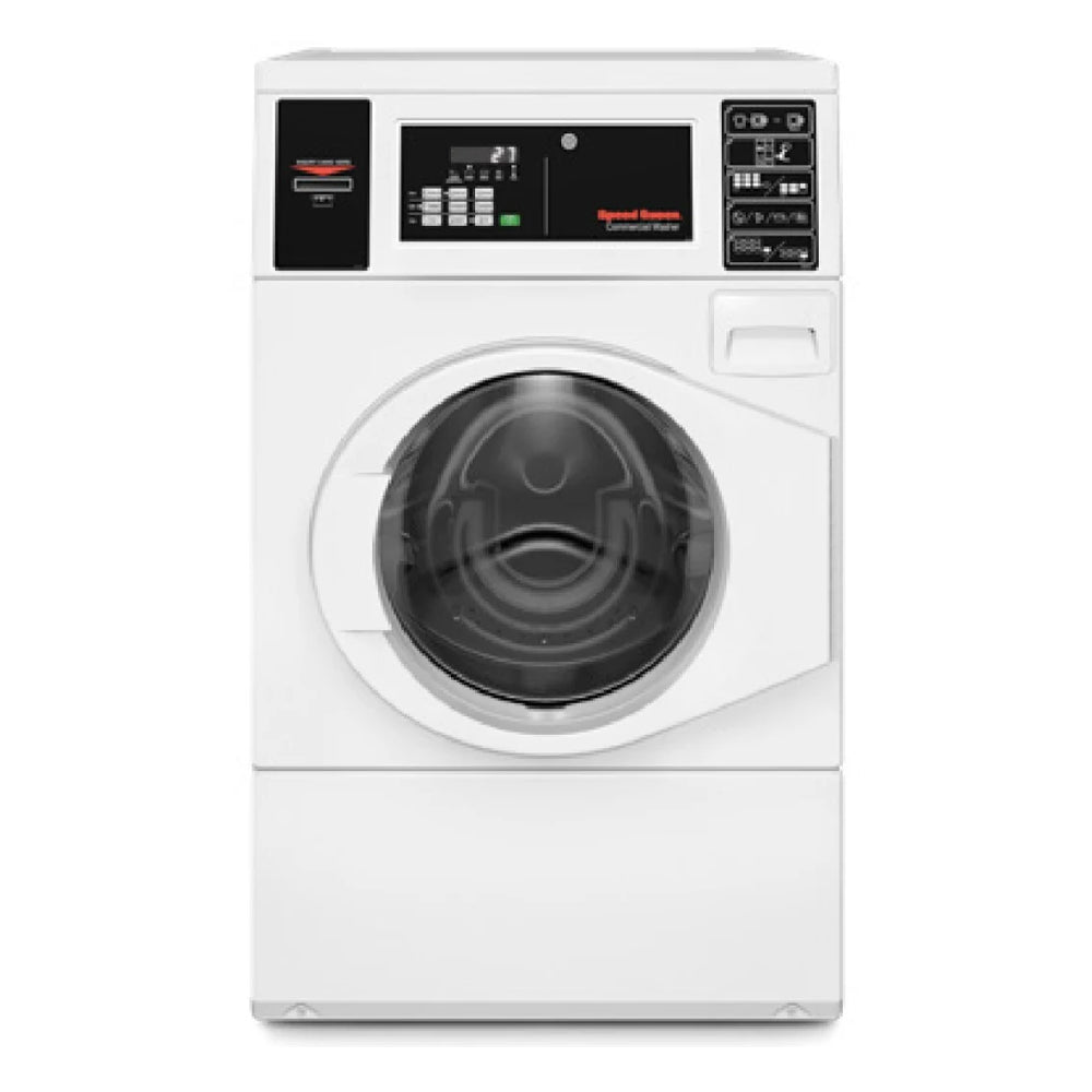 Speed Queen SFNNYASP118TW01 Commercial Card-Ready Front Load Washer