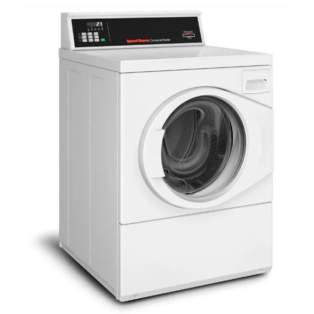 Speed Queen SFNNYRSP118TW01 Commercial-Grade Front Load Washer with Rear Controls